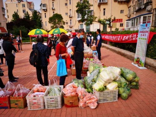 青島市南湛山社區(qū) 半小時售罄3000斤！新鮮蔬果進(jìn)社區(qū)，助農(nóng)惠企利民見實(shí)效